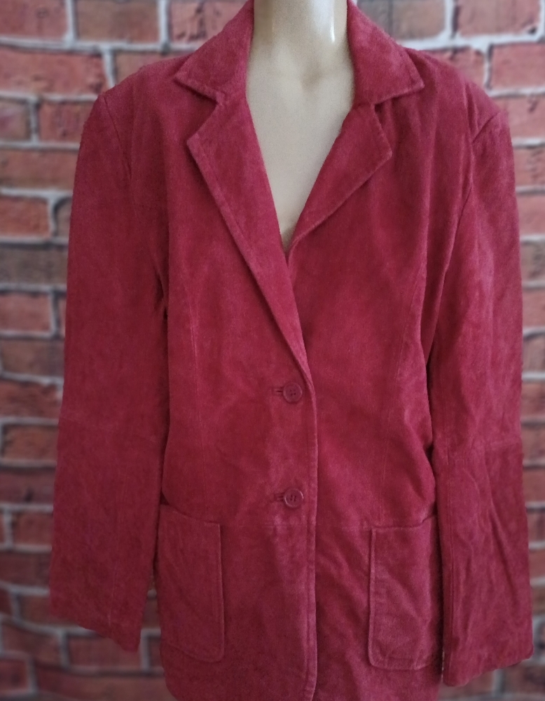 LEATHER BLAZER